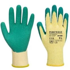 Portwest Classic Grip Glove Latex (Pack Of 12) - All Sizes