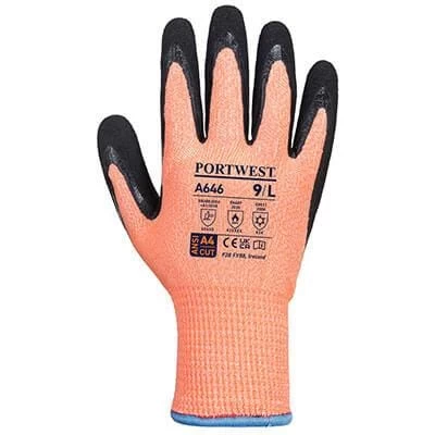 Portwest Vix-Tec Winter HR Cut Glove Nitrile - All Sizes - Image 2