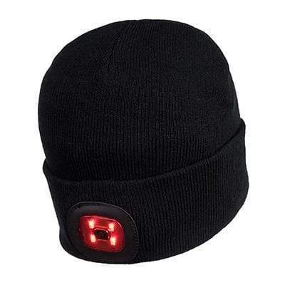 Portwest Beanie LED Head Light USB Rechargeable - All Colours - Image 2