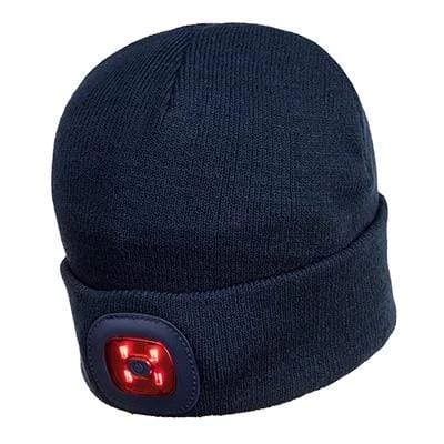 Portwest Beanie LED Head Light USB Rechargeable - All Colours - Image 6