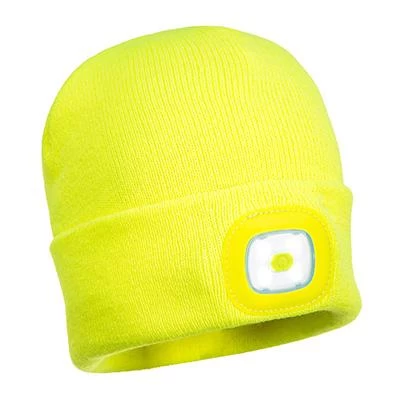 Portwest Beanie LED Head Light USB Rechargeable - All Colours - Image 9