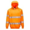 Portwest Hi-Vis Hooded Sweatshirt - All Sizes