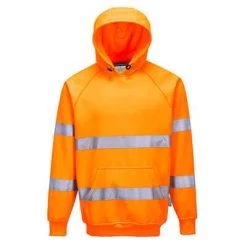 Portwest Hi-Vis Hooded Sweatshirt - All Sizes