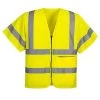 Portwest Half Sleeve Hi-Vis Zip Vest - All Sizes