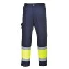Portwest Hi-Vis Two Tone Combat Trousers Tall Fit - All Sizes