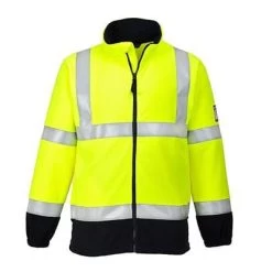 Portwest Flame Resistant Anti-Static Hi-Vis Fleece - All Sizes