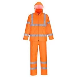 Portwest Hi-Vis Packaway Rainsuit - All Sizes