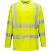 Portwest Hi-Vis Long Sleeved T-Shirt - All Sizes