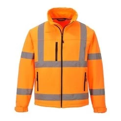 Portwest Hi-Vis Classic Softshell Jacket (3L) - All Sizes