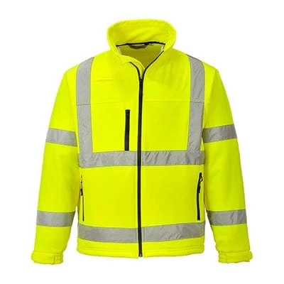 Portwest Hi-Vis Classic Softshell Jacket (3L) - All Sizes - Image 3