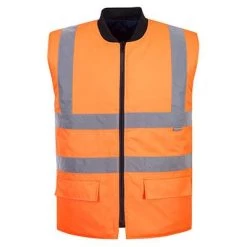 Portwest Hi-Vis Reversible Bodywarmer - All Sizes