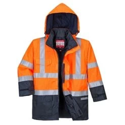 Portwest Bizflame Rain Hi-Vis Multi-Protection Jacket - All Sizes