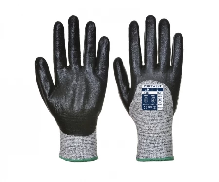Portwest® 3/4 Dipped Nitrile Cut Resistant Gloves - A621 - Image 2