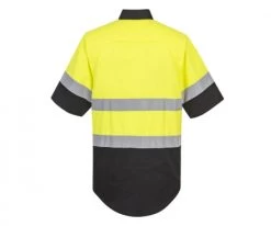 Portwest Two Tone Short Sleeve Dress Shirt - E067