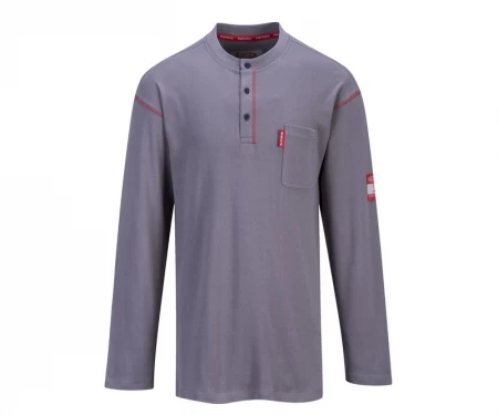Portwest® Bizflame Flame Resistant (FR) Henley Shirt - FR02 - Image 5