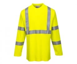 Portwest® Hi Vis Flame Resistant Long Sleeve Shirt - FR96
