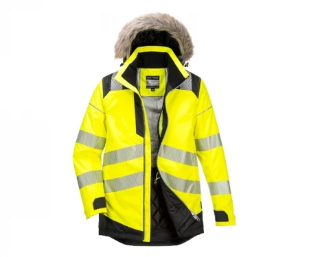 PORTWEST® PW3 Hi-Vis Winter Parka Jacket - PW369 - Image 2