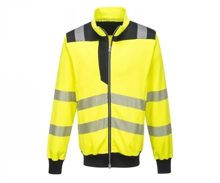 Portwest® Hi Vis Zipped Sweatshirt - PW370 - Image 3