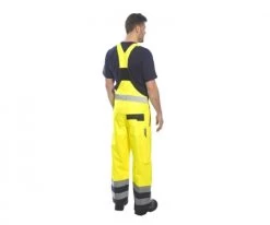 Portwest® High Visibility Bib Overall Pants - Lined - S489