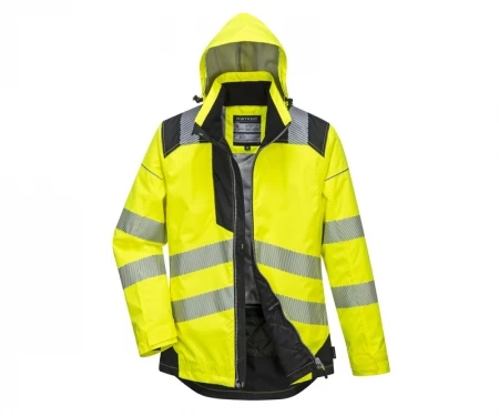 Portwest® Vision PW3 Hi-Vis Waterproof Winter Jacket - T400 - Image 4