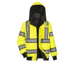 Portwest Hi Vis Reversible Bomber Jacket - UH449