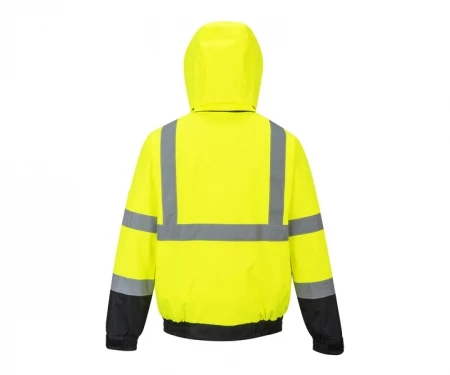 Portwest® Premium 2-in-1 Hi-Vis Bomber Jacket - Lined - US364 - Image 4