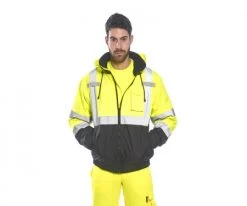 Portwest® Premium 2-in-1 Hi-Vis Bomber Jacket - Lined - US364