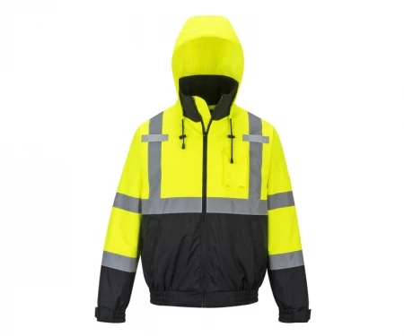 Portwest® Premium 2-in-1 Hi-Vis Bomber Jacket - Lined - US364 - Image 2