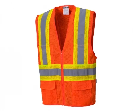 Portwest® Tulsa Contrast Hi-Vis Mesh Vest - US371