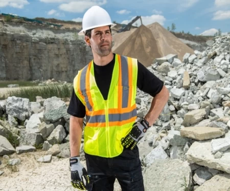 Portwest® Tulsa Contrast Hi-Vis Mesh Vest - US371 - Image 2