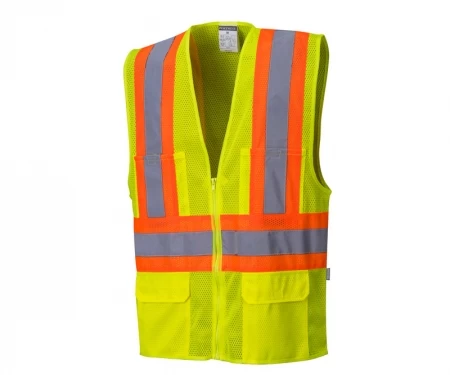 Portwest® Tulsa Contrast Hi-Vis Mesh Vest - US371 - Image 3