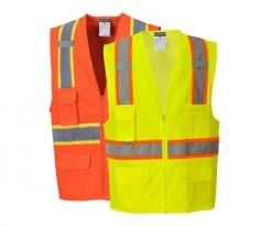 Portwest® Jackson Contrast Hi-Vis Vest - US372