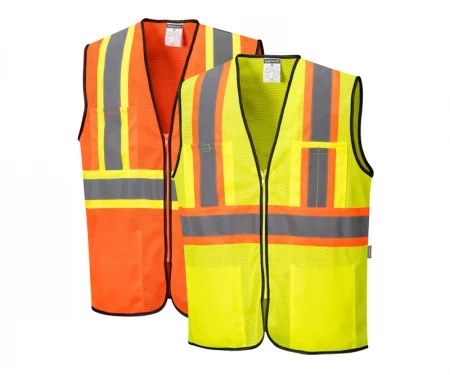 Portwest® Frisco Hi Vis Contrast Safety Vest - US381 - Image 3