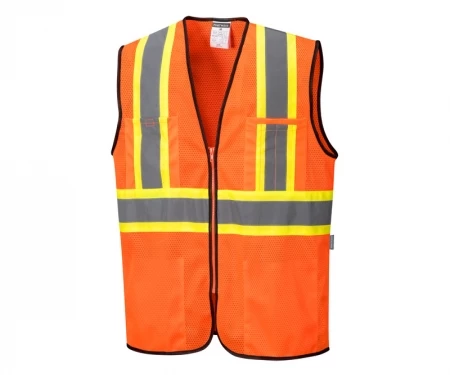 Portwest® Frisco Hi Vis Contrast Safety Vest - US381 - Image 2