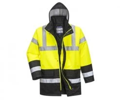 Portwest® Hi-Vis Contrast Waterproof Traffic Jacket - US466