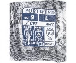 Portwest® Polyurethane Palm Med Risk Cut Gloves - Vending Packaging - VA622